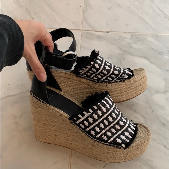 Shoes - Like new Marc Fisher wedge sandals